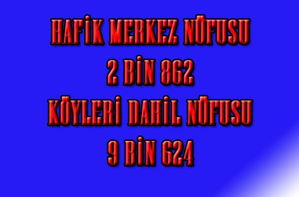 Hafik nüfusu